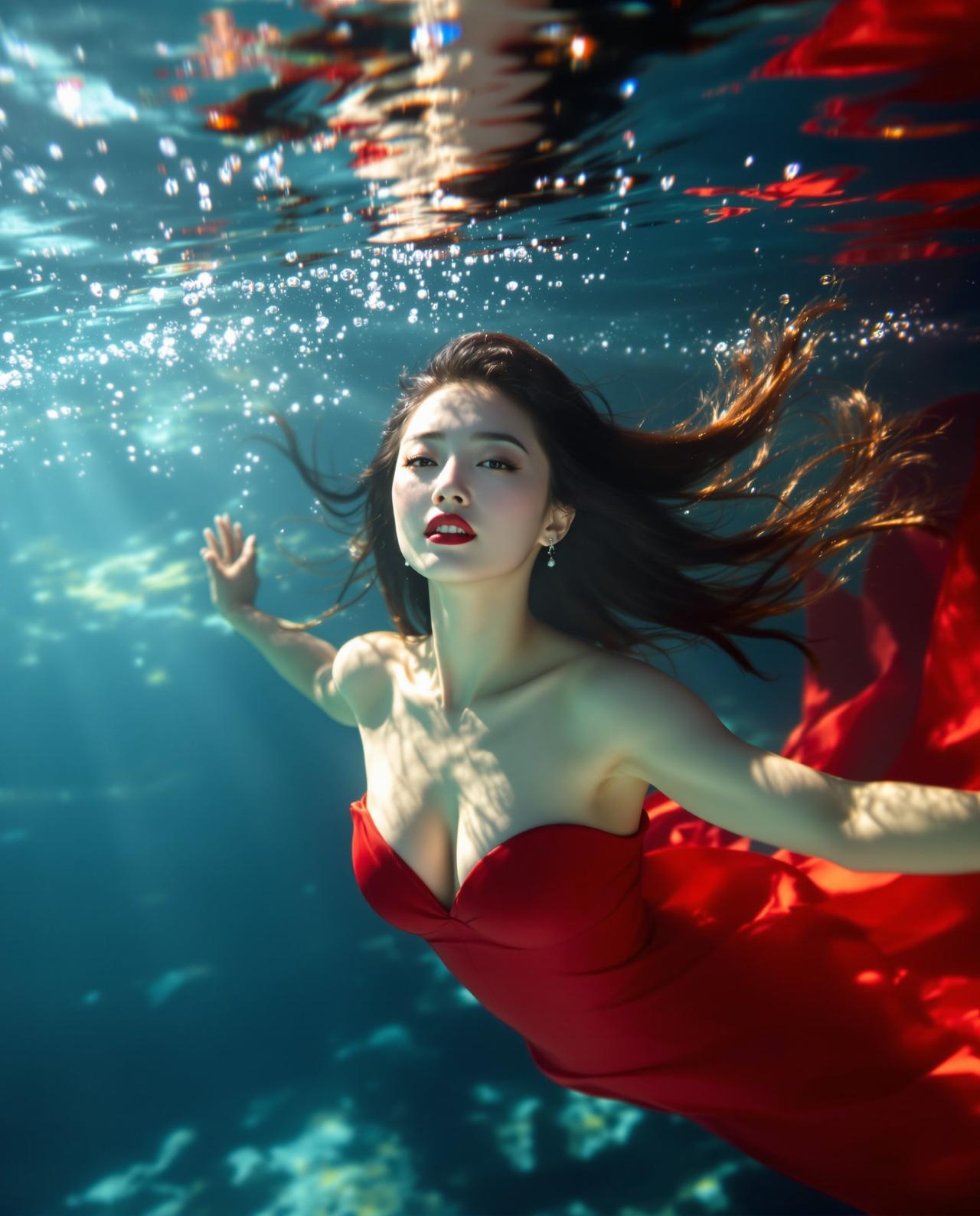 水下精灵 - cos美图 - 精选高清cosplay美图欣赏,二次元动漫角色还原与coser写真合集唯美写真 水下精灵 - 水精灵 - 美女写真写真