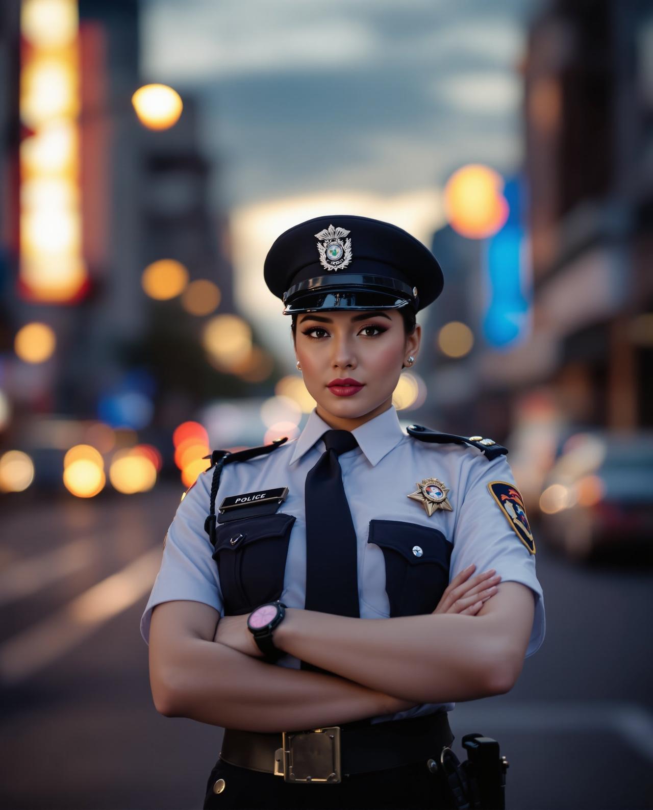 警员风采 - cos美图 - 精选高清cosplay美图欣赏,二次元动漫角色还原与coser写真合集唯美写真 警员风采 - 何英姿 - 制服诱惑写真