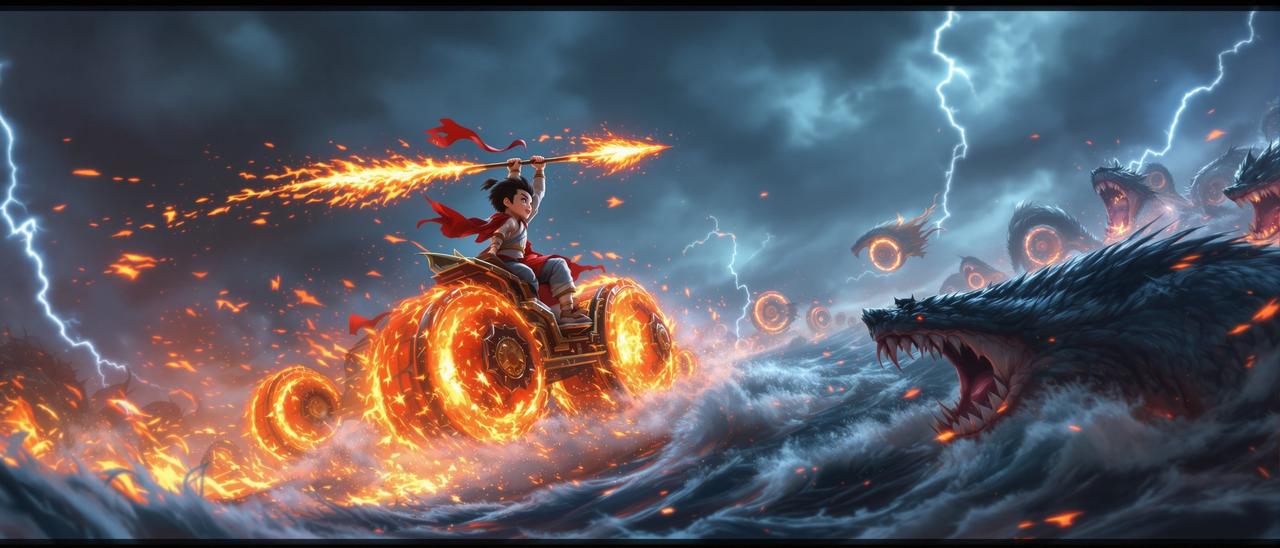 哪吒之魔童降世剧照背景 | 泥巴影院