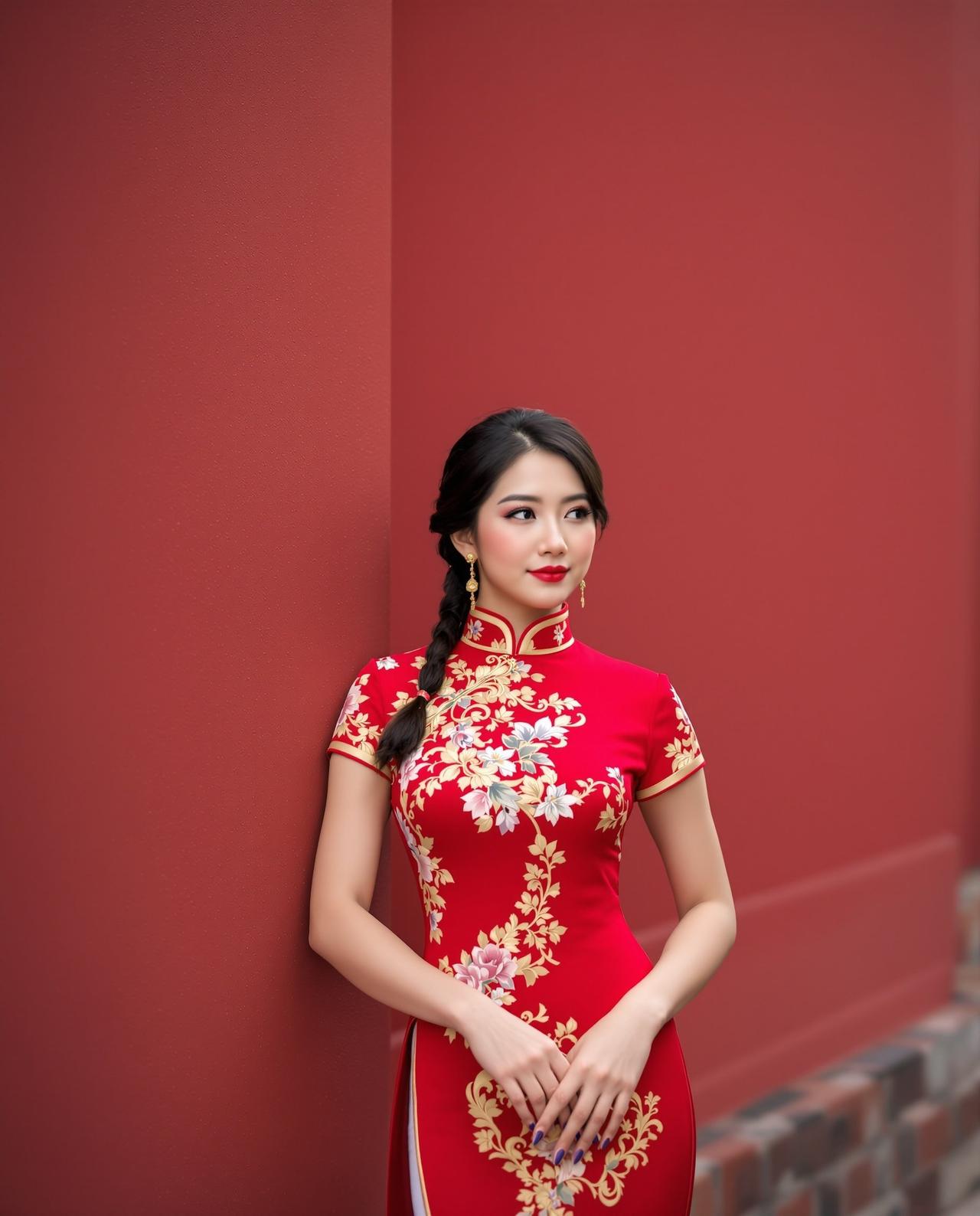 红墙绿瓦 - cos美图 - 精选高清cosplay美图欣赏,二次元动漫角色还原与coser写真合集唯美写真 红墙绿瓦 - 红衣女郎 - 美女写真写真